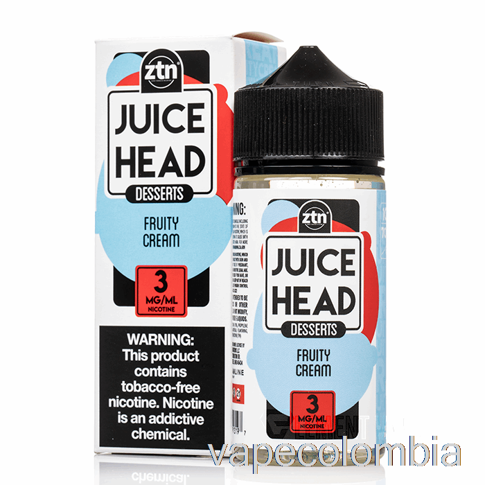 Kit Vape Completo Crema Frutal - Cabeza De Jugo - 100ml 0mg